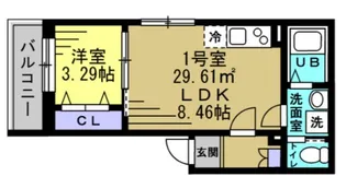 LD八千代中央【2階】の間取り
