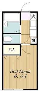 コーポ子合【1階】の間取り