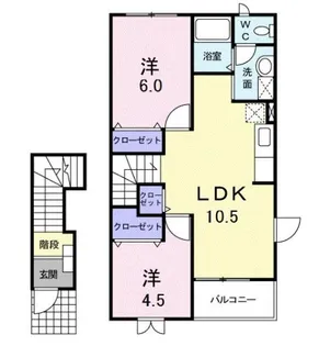 ファミ ルメゾンC【2階】の間取り