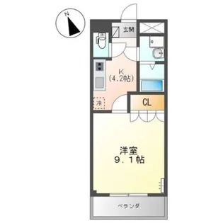 コンフォール【2階】の間取り