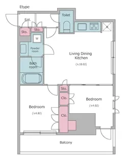東京都文京区本郷7【マンション】の間取り