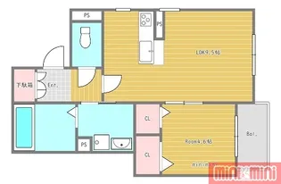 ハンプトンズ【1階】の間取り