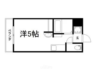 フローレンス伏見【2階】の間取り