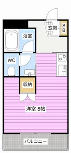 シャンブルYOSHIMI【2階】の間取り
