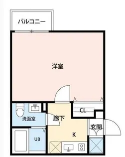 レジデンス南千住【4階】の間取り