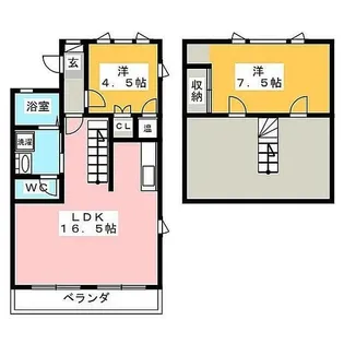 La・Sala【3階】の間取り