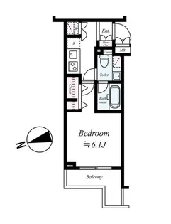 ヴォーガコルテ西馬込アジールコート【4階】の間取り