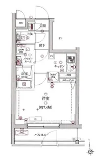 REALEST-HIGASHIKOENJI【1階】の間取り