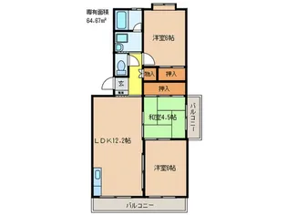 エクセレント塩浜【2階】の間取り