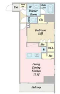 桜レジデンス【3階】の間取り