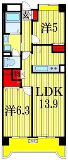 コーポレート西船橋【4階】の間取り