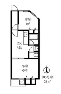 カサデリオ【3階】の間取り
