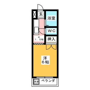 コーポラス戸崎II【1階】の間取り