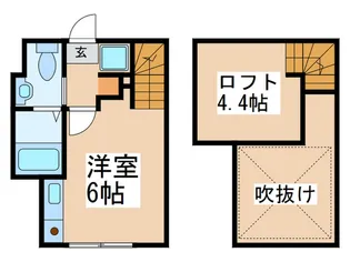 ハ-ミットクラブハウス長津田B【1階】の間取り