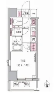 プレジリア東日本橋【12階】の間取り