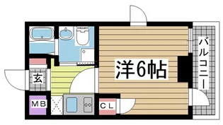 グレイスシャトー王子【8階】の間取り