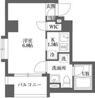 東京都新宿区戸山3【マンション】の間取り