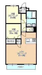 セザール南仙台【7階】の間取り