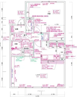 ノースヴィレッジ鍋島【1階】の間取り