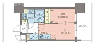 プレジオ関目【6階】の間取り