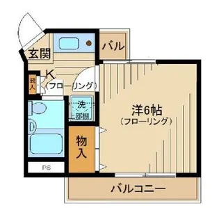 プラダK2【2階】の間取り