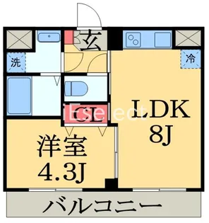 シトラスユノス京葉蘇我【2階】の間取り