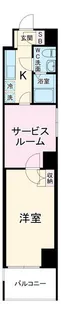 レジディア横濱大通り公園【8階】の間取り