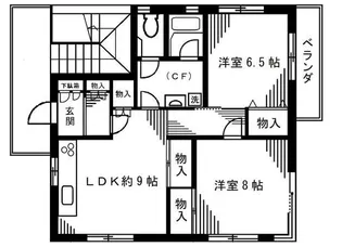 ポーラスターハイツ【3階】の間取り