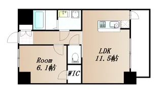 S-RESIDENCE新大阪駅前【4階】の間取り