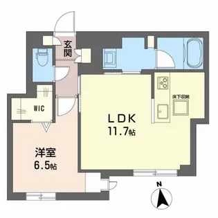 グランプレイス【1階】の間取り