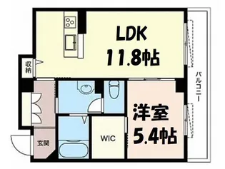 ラボヌール【1階】の間取り