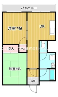 グロース寝屋川1【4階】の間取り