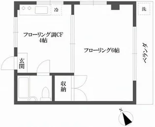 サンモールシバタ【2階】の間取り