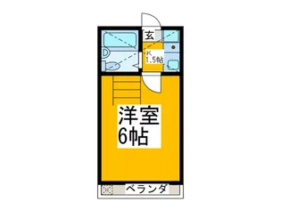 ヨーロピアン千代田【2階】の間取り