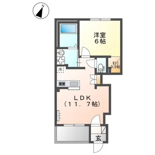 グランコート【1階】の間取り