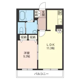 ハラッツオ鴨居【SHM】【2階】の間取り