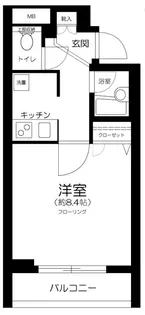 オーク・スクエア八幡山【1階】の間取り