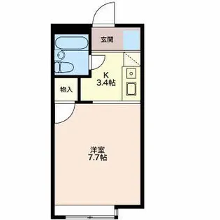 コーポウイング【2階】の間取り