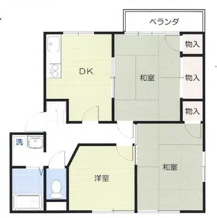 ティアラハウスA【2階】の間取り