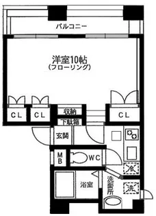 クローバー大森【2階】の間取り