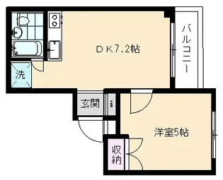 フレグランス【4階】の間取り