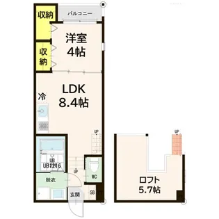 WILLS【2階】の間取り