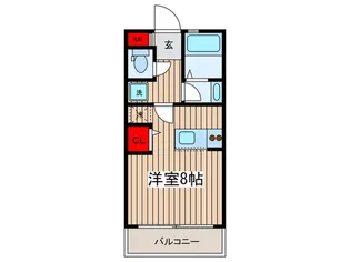 パープルコート【1階】の間取り