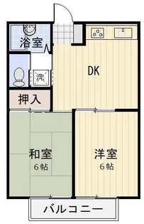 レジデンス河岡【2階】の間取り