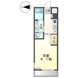 エスポワールⅡ【2階】の間取り
