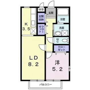 スペラーレIII【2階】の間取り