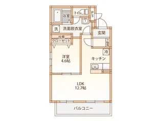 門前irodori -彩-【2階】の間取り