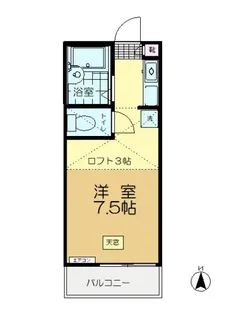 NSDレジデンス【2階】の間取り