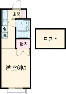 シルキー東林間【1階】の間取り