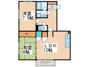 プレディオ鷺沼第II【1階】の間取り
